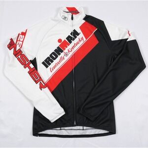 Sugoi Ironman Louisville Kentucky Finisher Cycling Jersey Mens S L/S‎ Full Zip